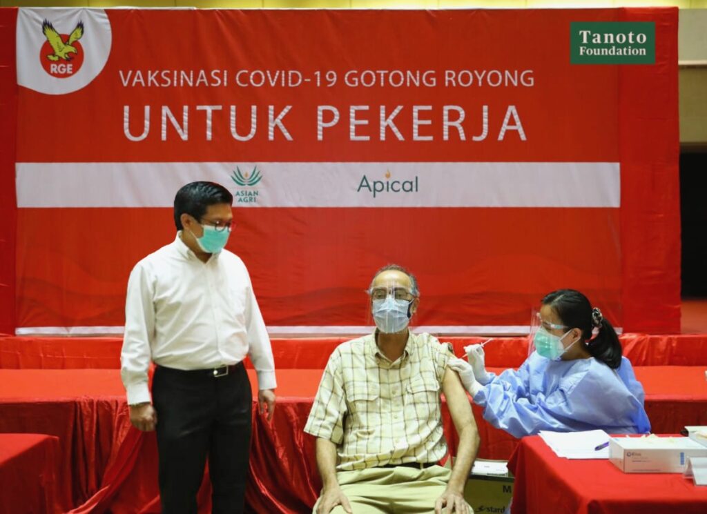 Sukseskan Vaksinasi Gotong Royong, Apical Dukung Pemulihan ...